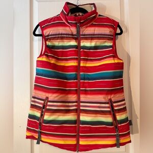 STS Ranchwear Western Vest Sealy Serape Puffer Sz S Southwest Aztec New w/o tag